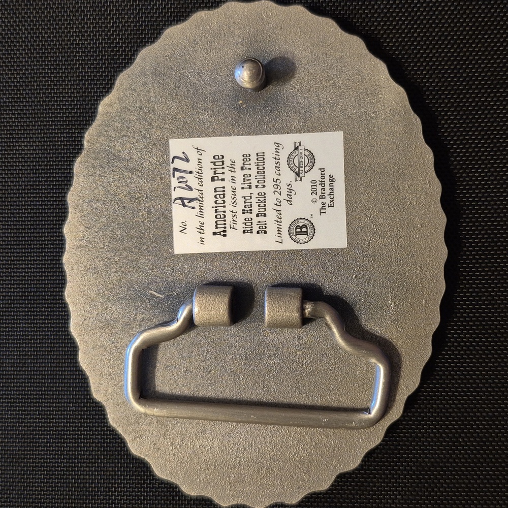 American Pride Belt Buckle - Picture 2 of 3